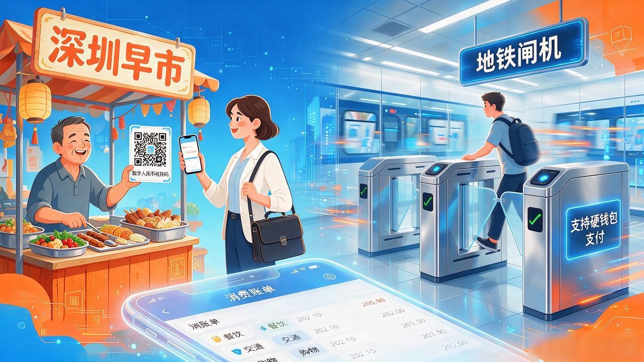 深圳数字货币使用全攻略，商家怎么收款、消费者怎么花钱、避坑注意啥