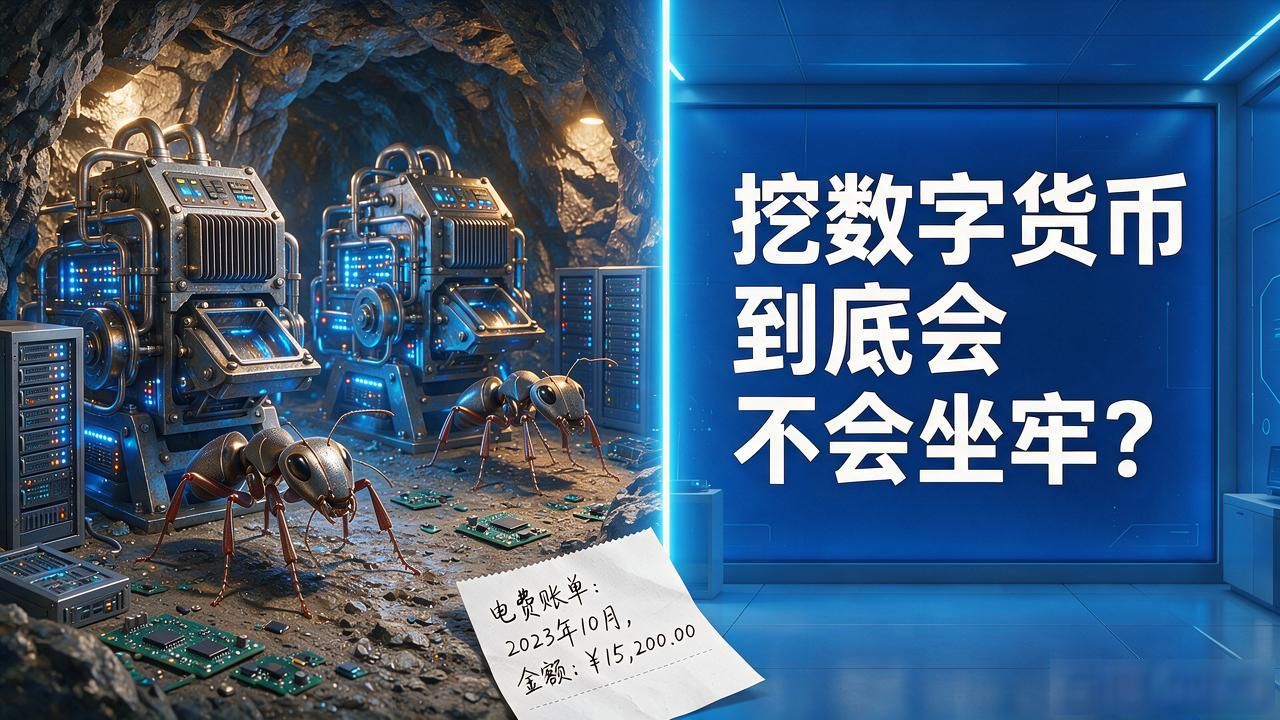 挖数字货币到底会不会坐牢？在矿场干了五年的人跟你说几句大实话