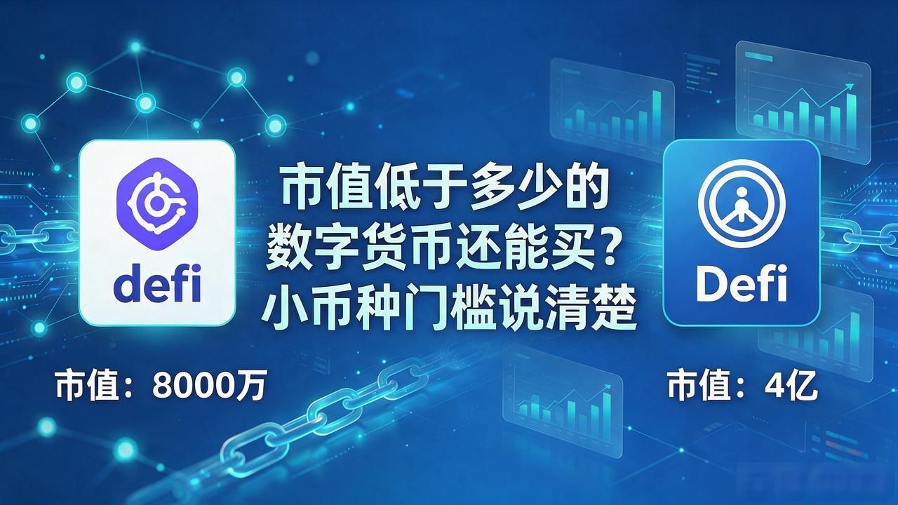 市值低于多少的数字货币还能买？小币种门槛说清楚