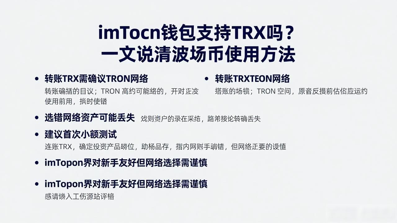 imToken钱包支持TRX币_imtoken钱包可以TRX币吗_imToken管理TRX的方法
