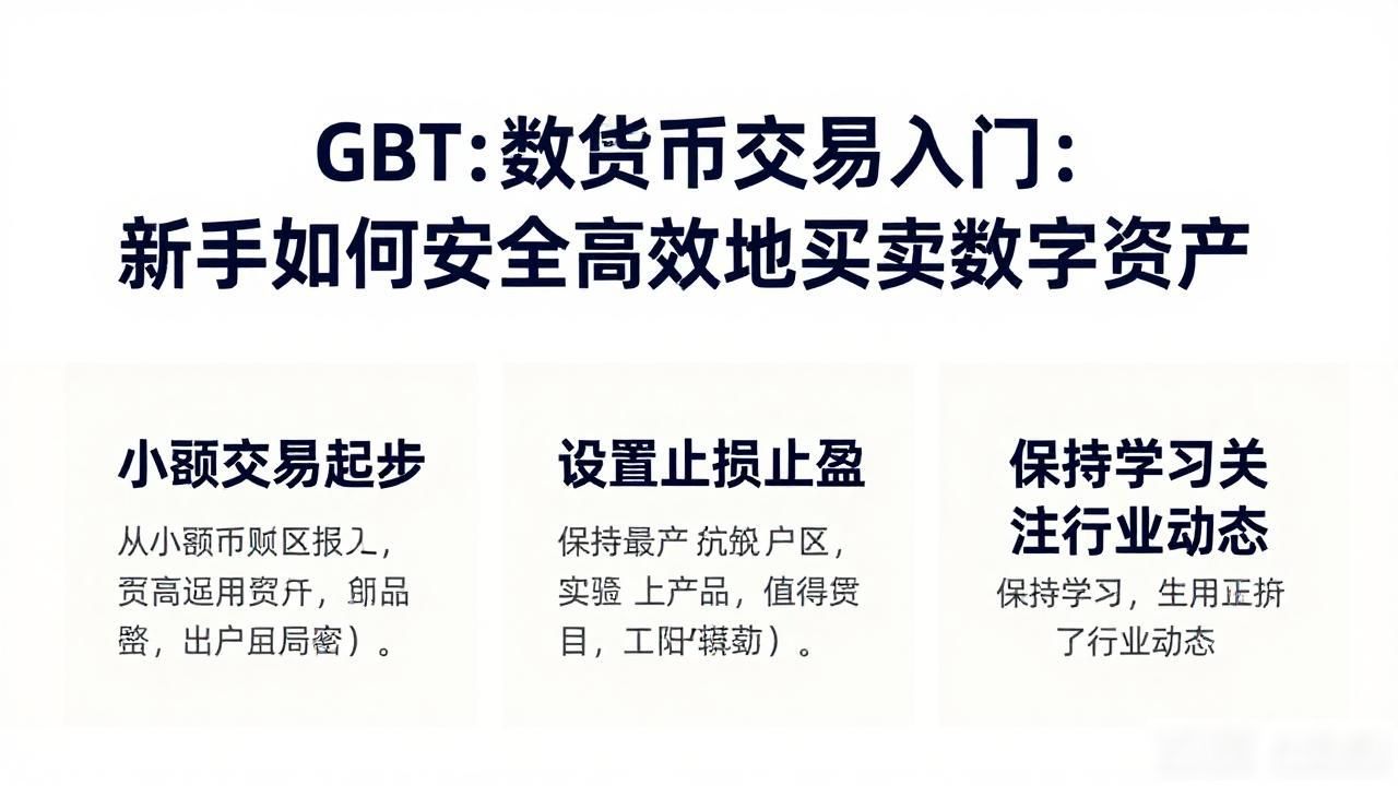 GBT数字货币交易入门：新手如何安全高效地买卖数字资产