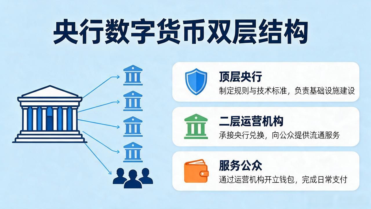 央行数字货币双层结构是什么？一文读懂数字人民币架构