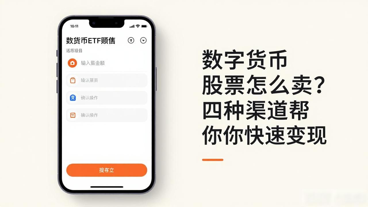 数字货币股票怎么卖？四种渠道帮你快速变现
