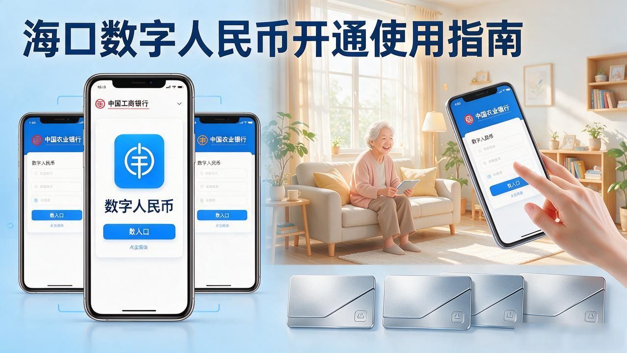 数字人民币开通流程_数字货币海口_数字人民币海口使用