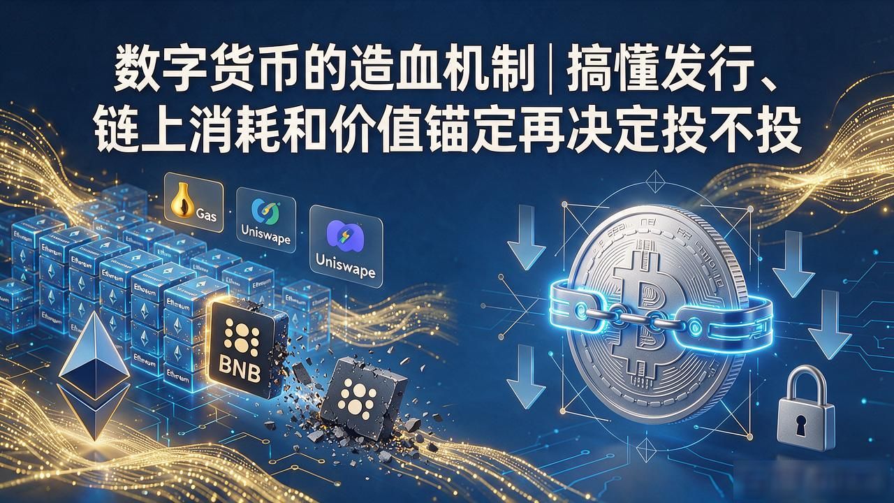 数字货币的造血机制|搞懂发行、链上消耗和价值锚定再决定投不投