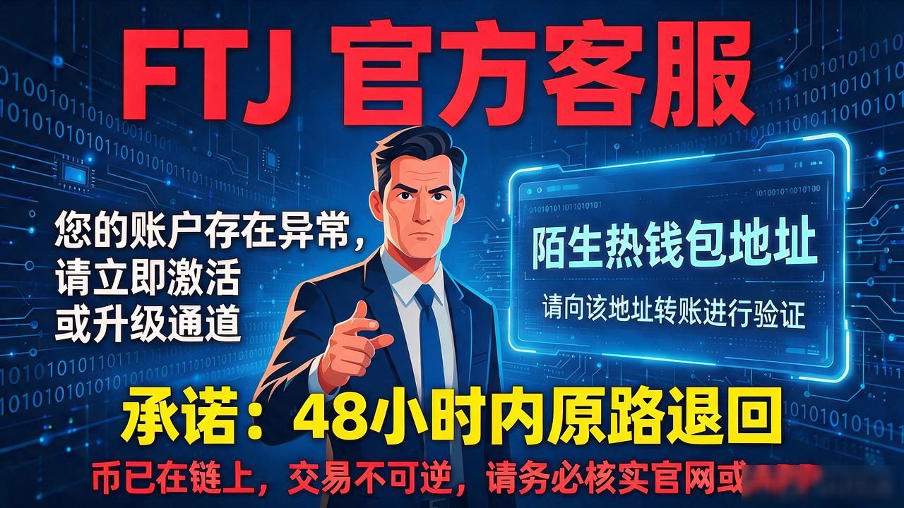 FTJ数字货币客服热钱包地址_识别FTJ冒充客服热钱包地址_FTJ数字货币客服热钱包骗局