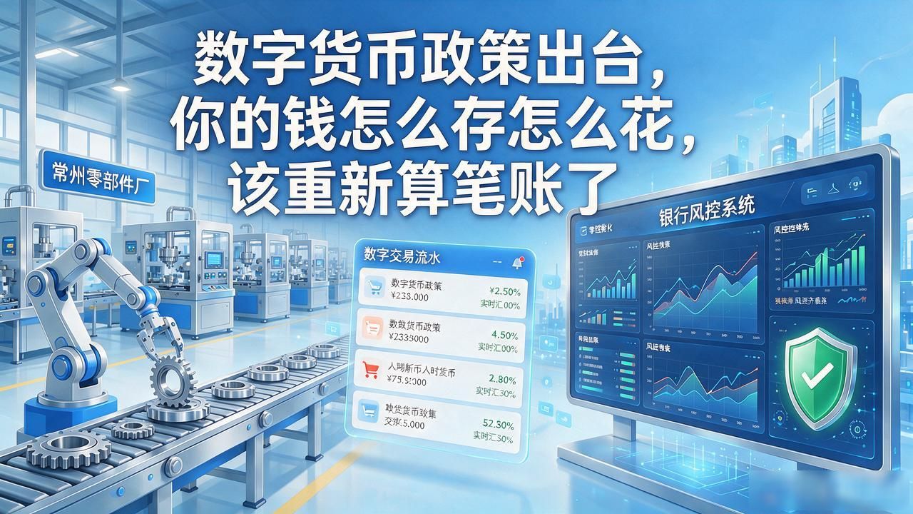 数字货币政策出台，你的钱怎么存怎么花，该重新算笔账了