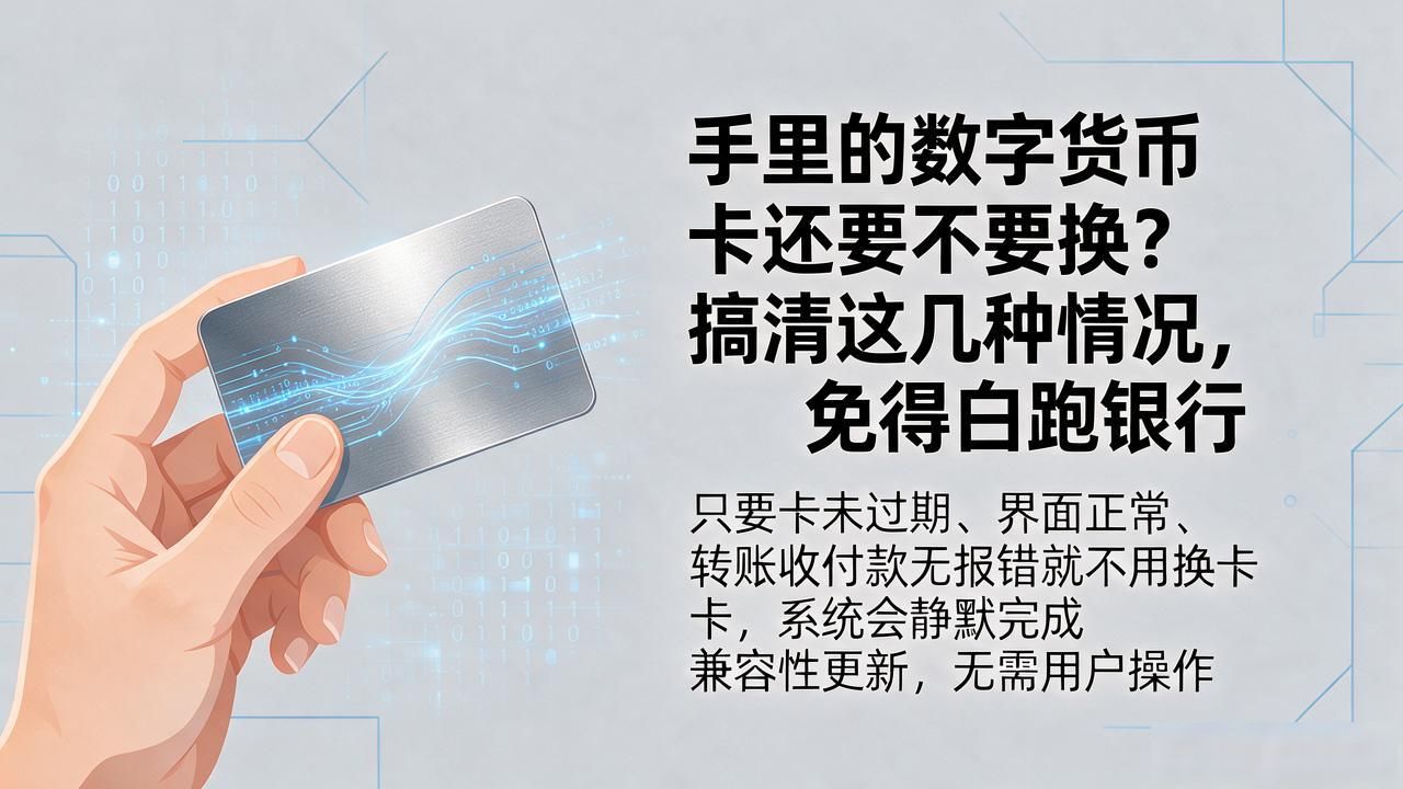 数字货币是否需要换卡_数字货币卡何时更换_数字货币卡使用问题判断