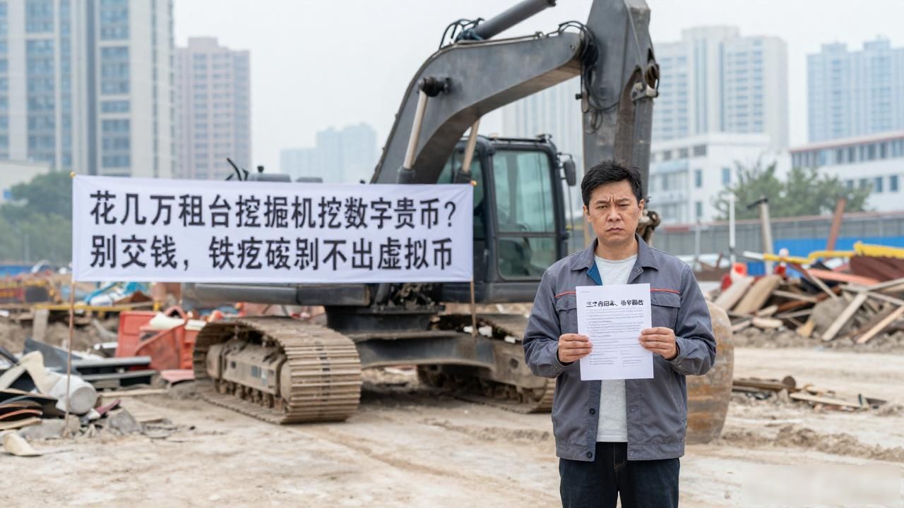 租个挖机挖数字货币_算力挖矿与挖掘机挖矿的区别_租挖掘机挖数字货币是骗局吗