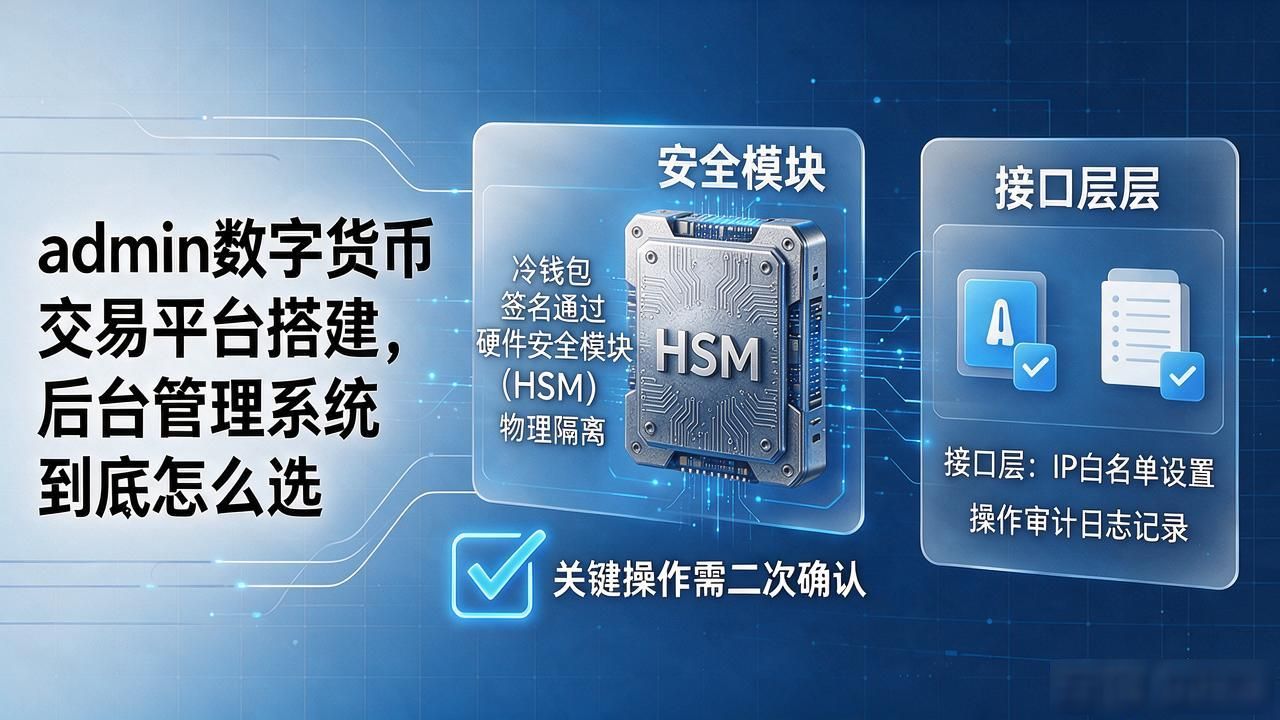 admin数字货币交易平台搭建，后台管理系统到底怎么选