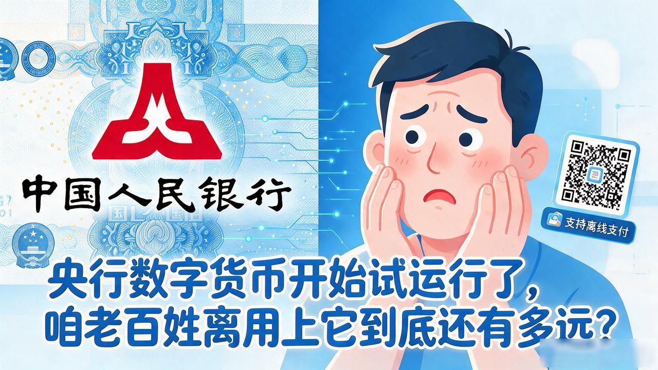央行数字货币开始试运行了，咱老百姓离用上它到底还有多远