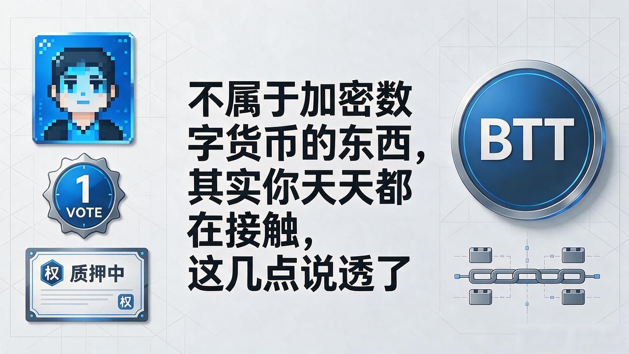 不属于加密数字货币的东西，其实你天天都在接触，这几点说透了
