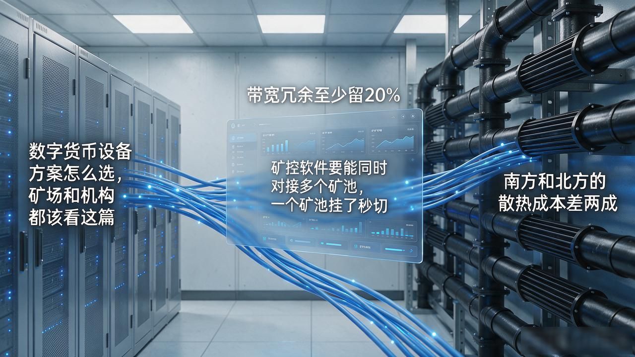 数字货币设备方案怎么选，矿场和机构都该看这篇