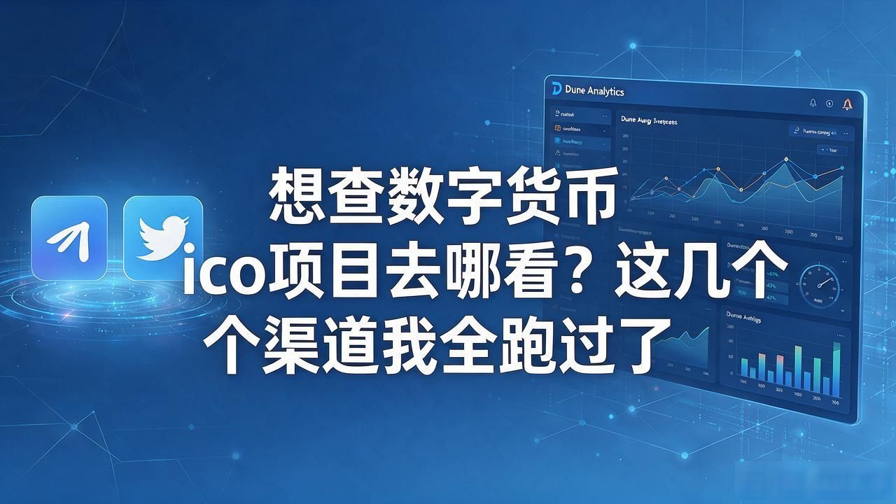 想查数字货币ico项目去哪看？这几个渠道我全跑过了