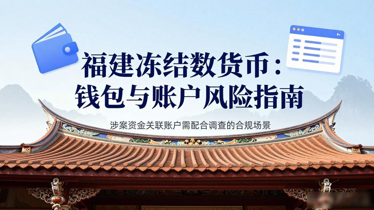 福建冻结数字货币：钱包与账户风险指南