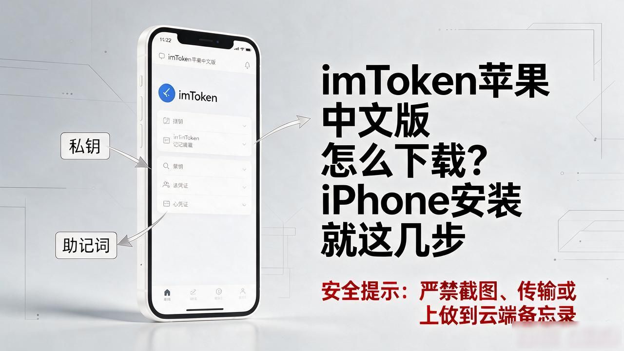 imToken苹果中文版怎么下载？iPhone安装就这几步