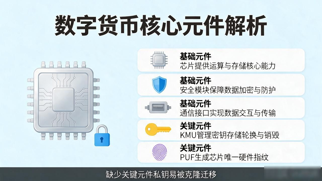 数字货币硬件元件_安全芯片MCU配合_数字货币元件包括哪些