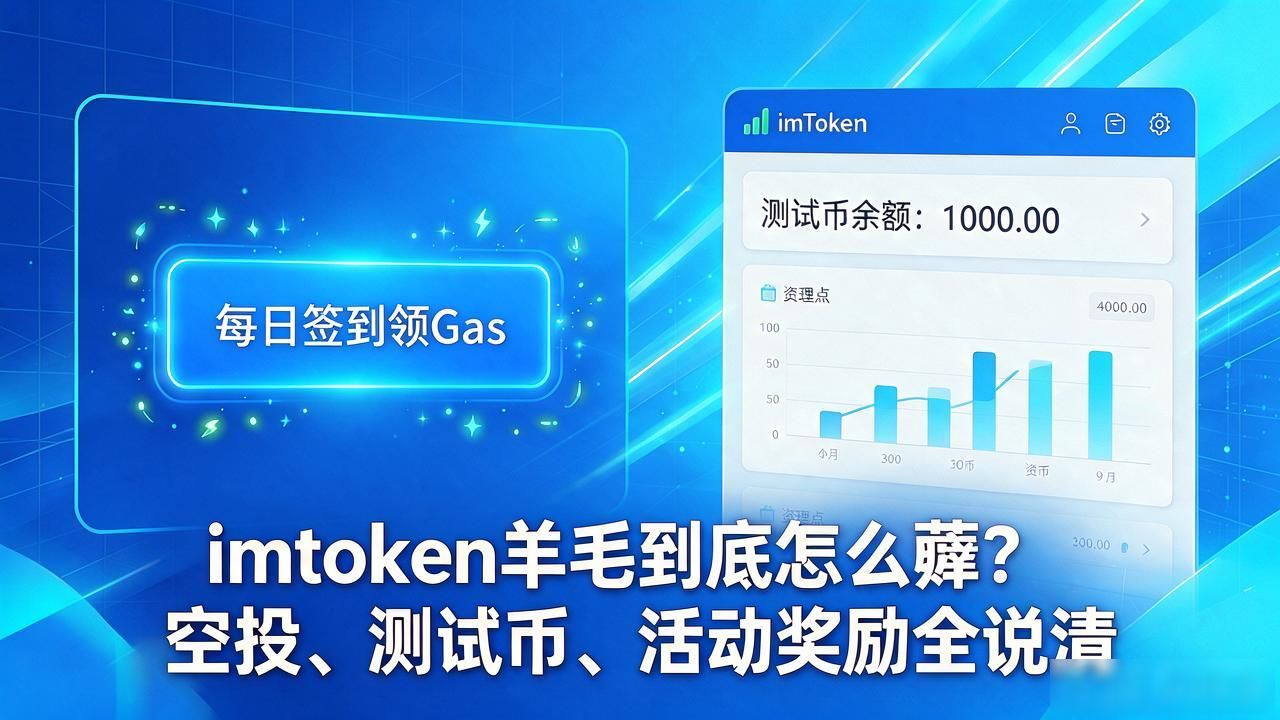 imtoken羊毛到底怎么薅？空投、测试币、活动奖励全说清