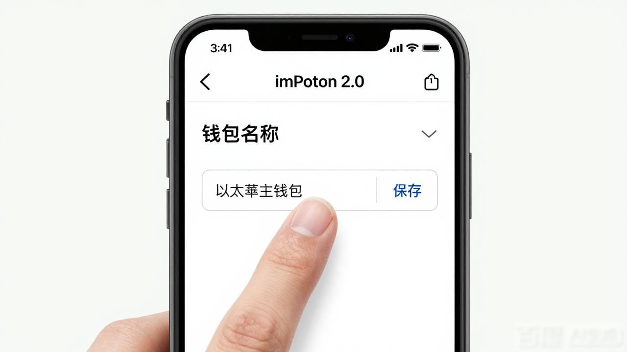 安卓imtoken钱包地址_android钱包_如何在imToken 2.0钱包安卓版中设置钱包名称?