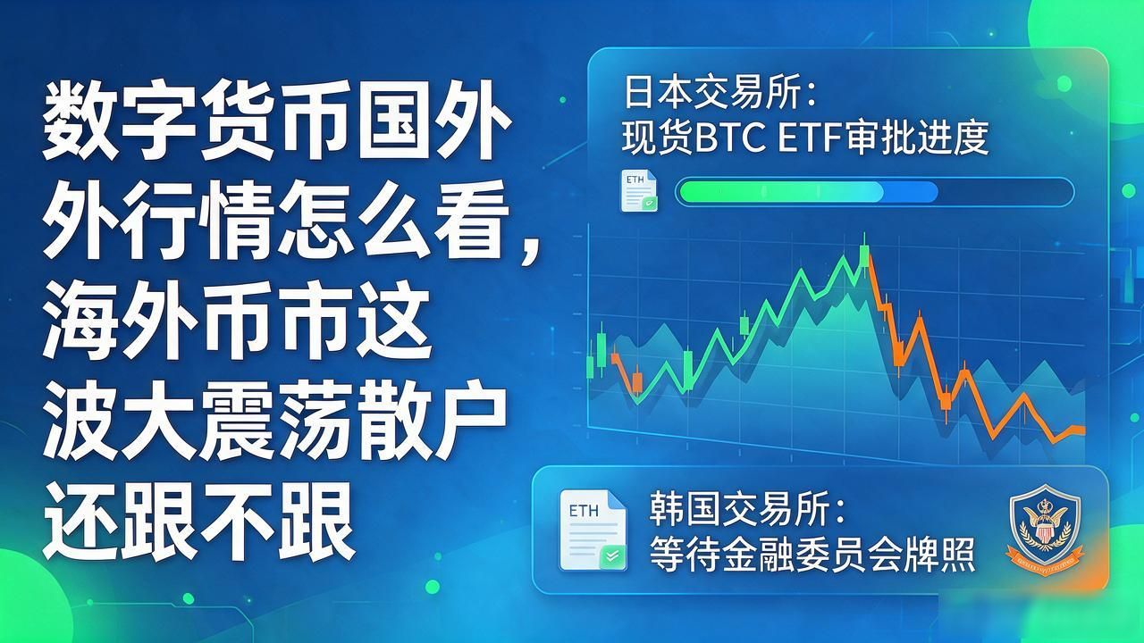 数字货币国外行情怎么看，海外币市这波大震荡散户还跟不跟