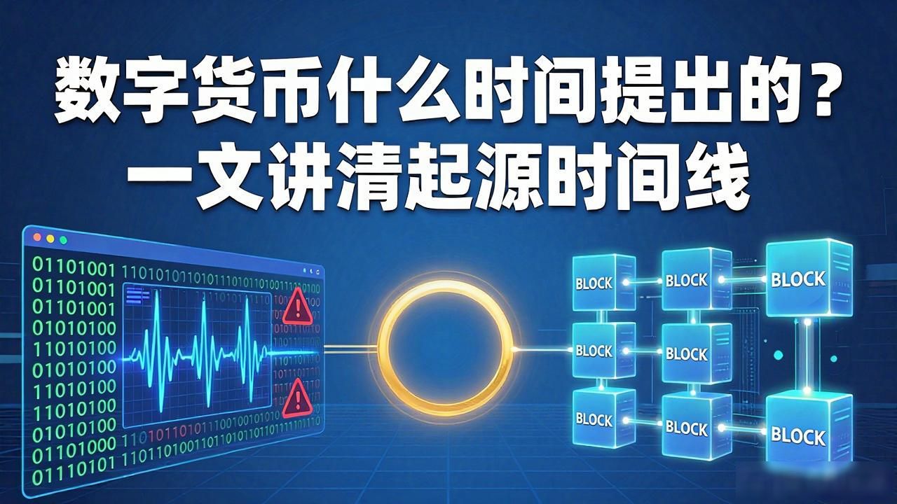 数字货币什么时间提出_数字货币诞生发展的技术铺垫 20世纪80年代数字货币密码学基础 区块链技术早期数字资产探索