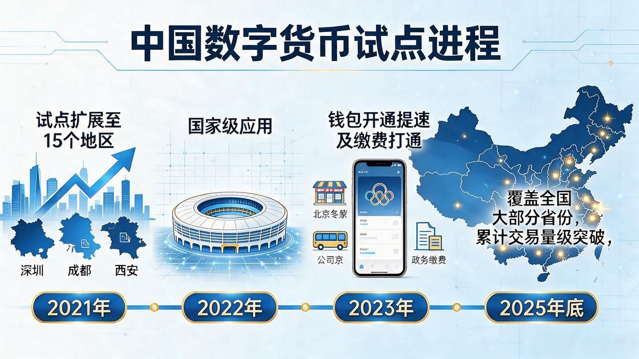 数字人民币全面发行时间表预测_中国数字货币试点历程回顾_中国数字货币发行时间
