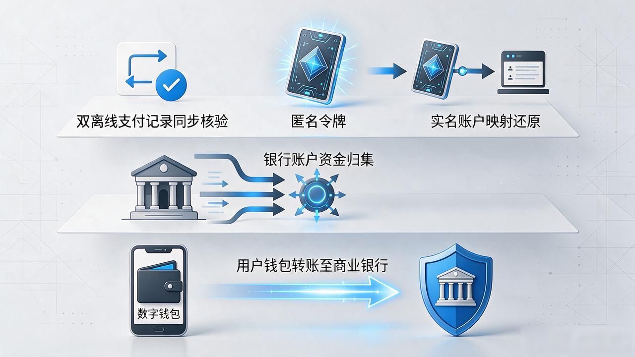 数字货币回笼机制图详解：央行怎么把数字钱收回来