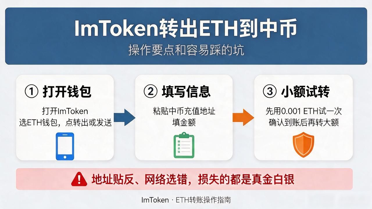 imtoken转出eth到中币 操作要点和容易踩的坑