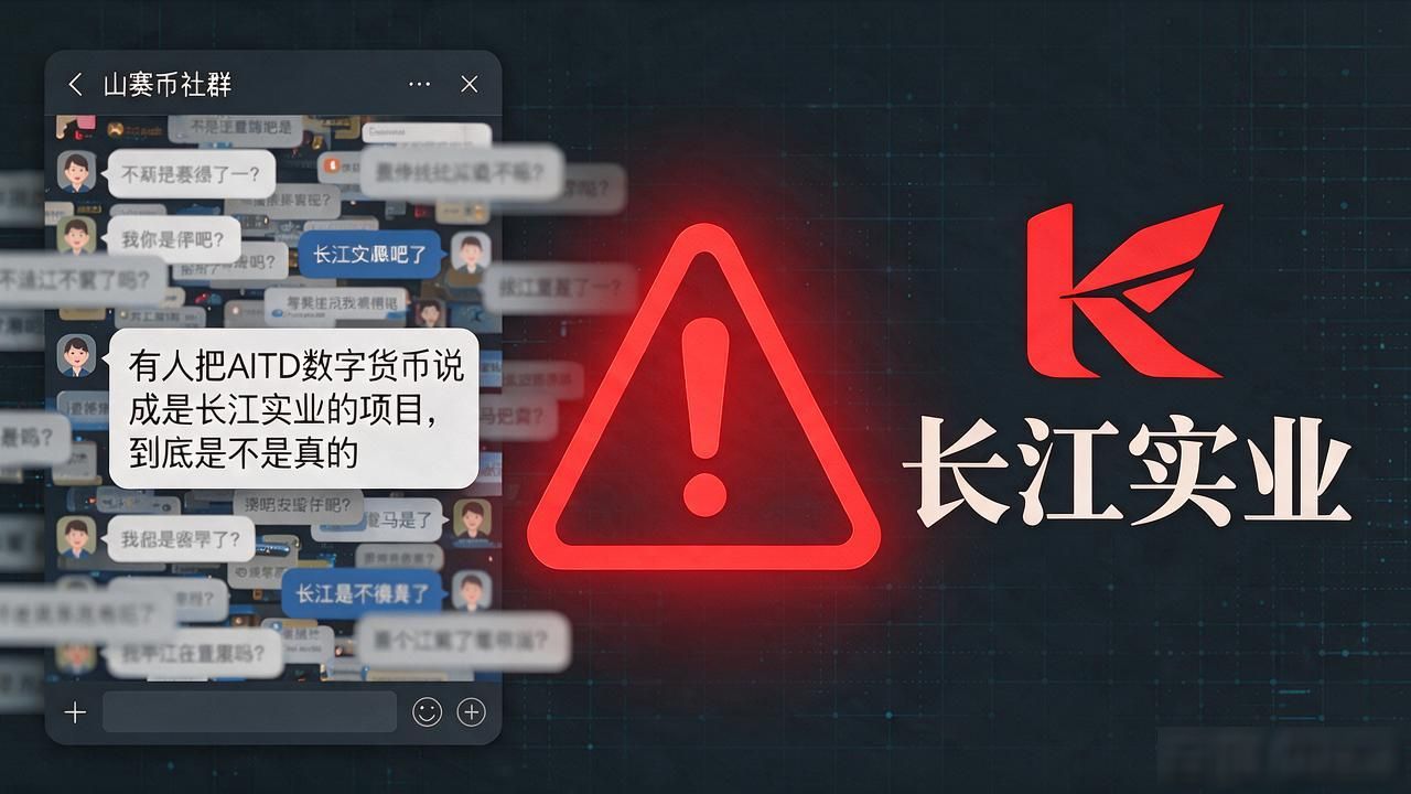 有人把AITD数字货币说成是长江实业的项目，到底是不是真的