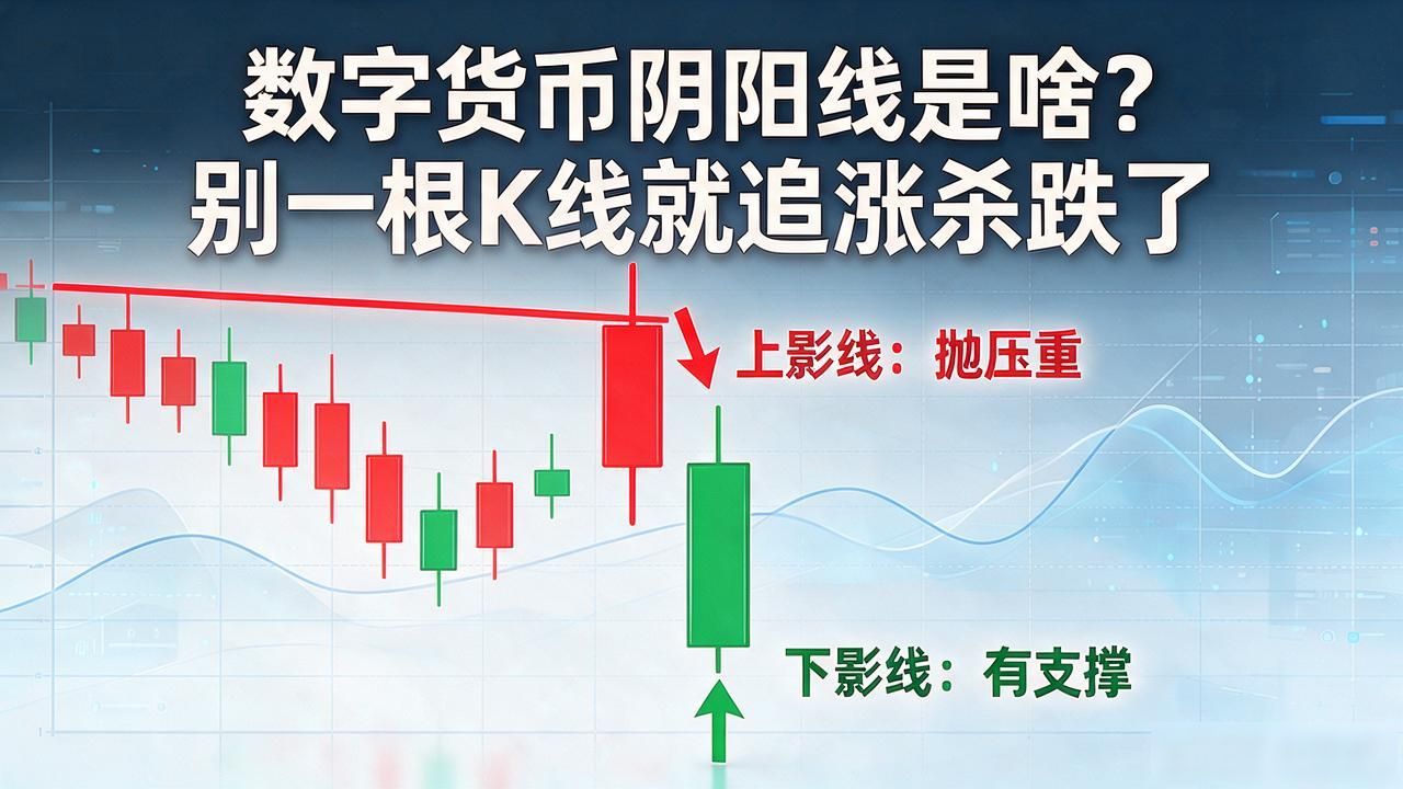 数字货币阴阳线是啥？别一根K线就追涨杀跌了