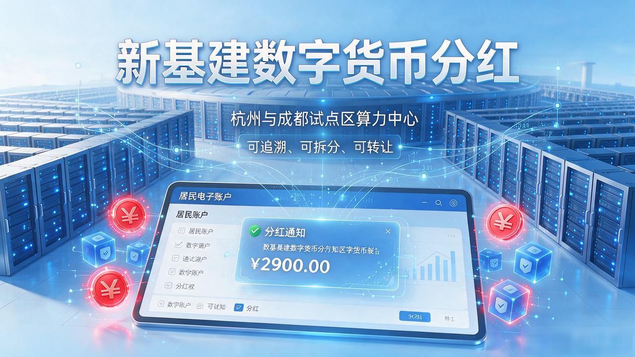 新基建数字货币分红机制_新基建数字货币分红_数字人民币基建收益分配
