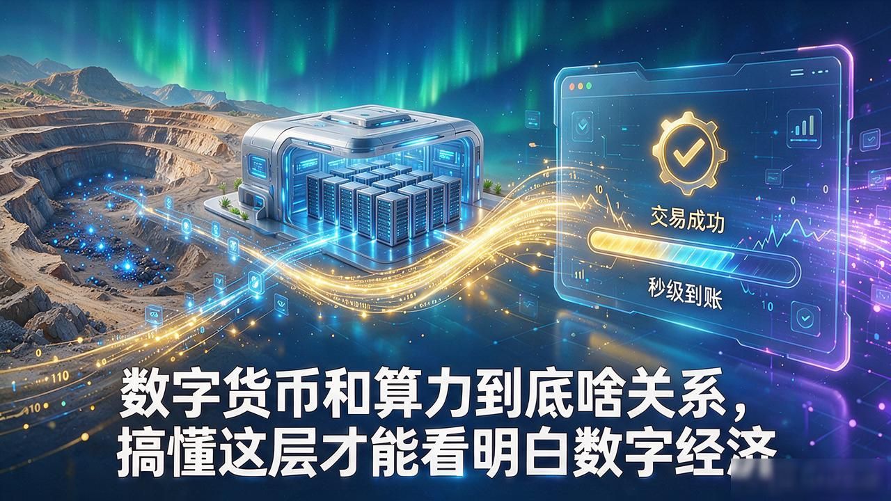 数字货币和算力到底啥关系，搞懂这层才能看明白数字经济
