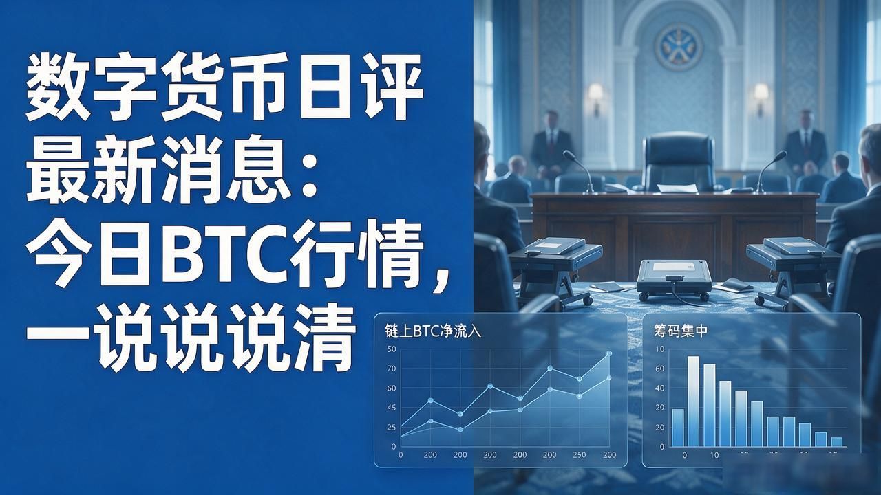 数字货币日评最新消息：今日BTC行情，一句话说清