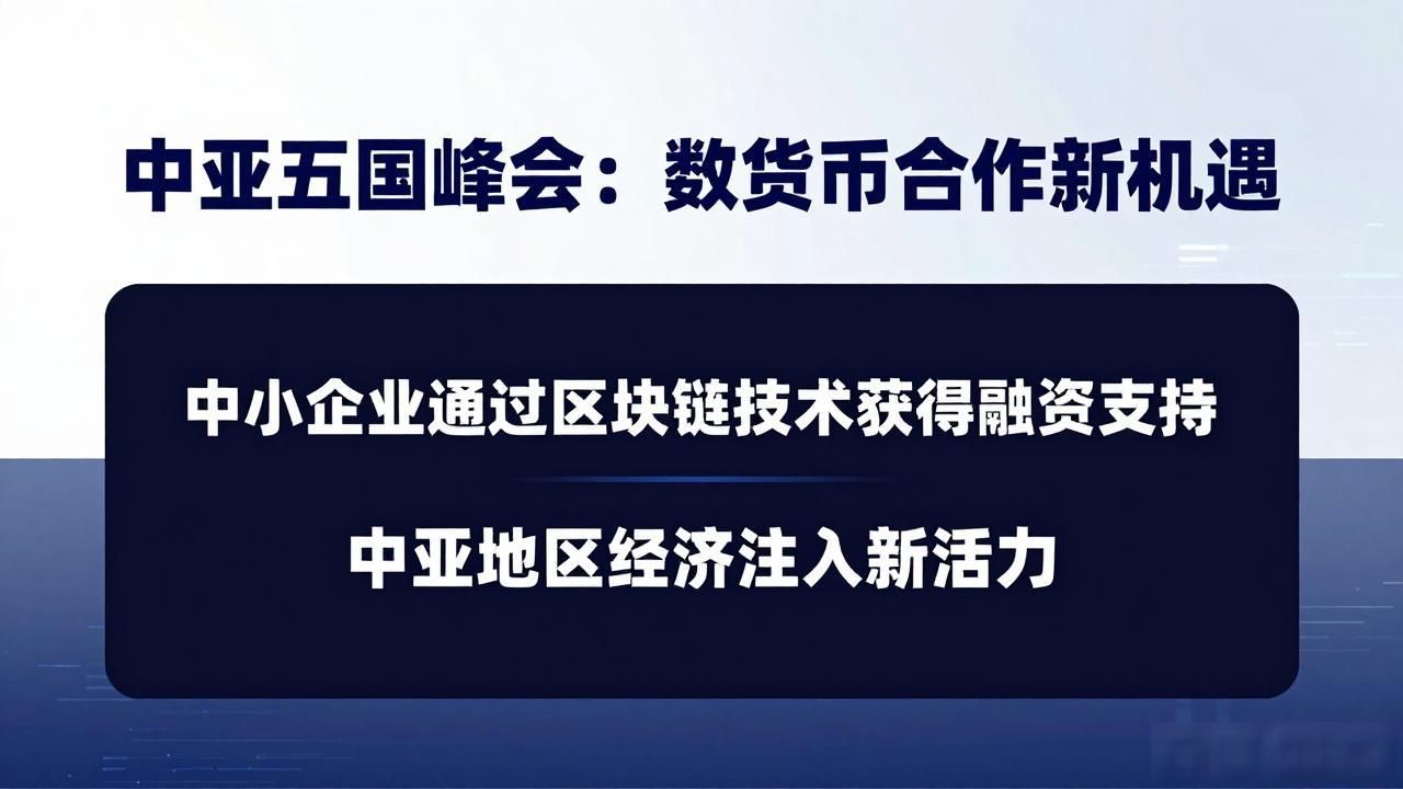中亚五国数字货币合作_中亚五国峰会数字货币_数字货币标准建立