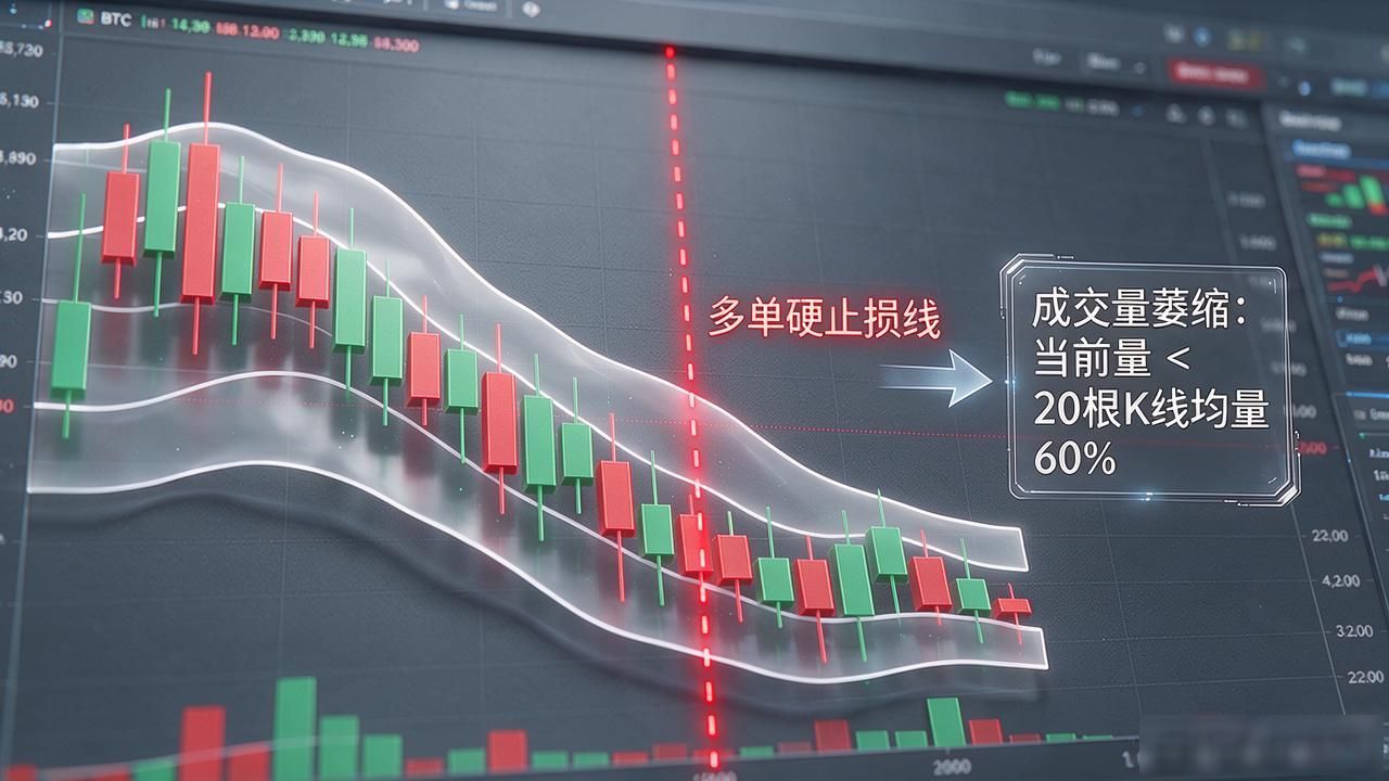BTC布林线实战技巧_数字货币布林线战法_布林线交易策略