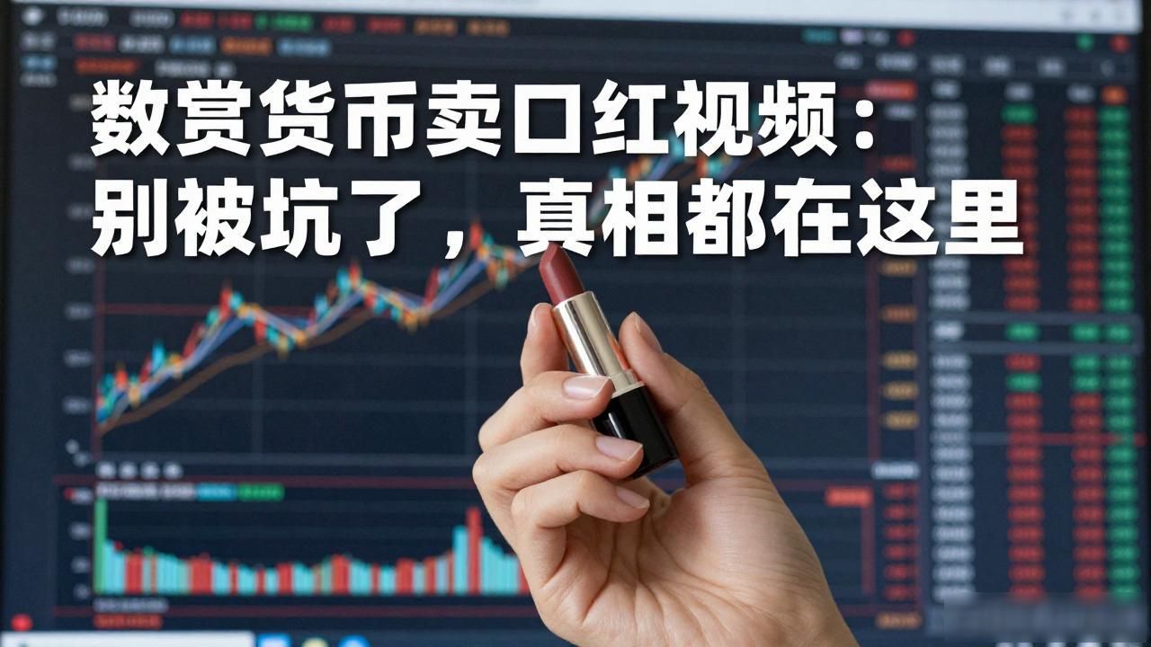 美妆博主推广数字货币套路_数字货币卖口红视频_短视频平台卖口红数字货币骗局