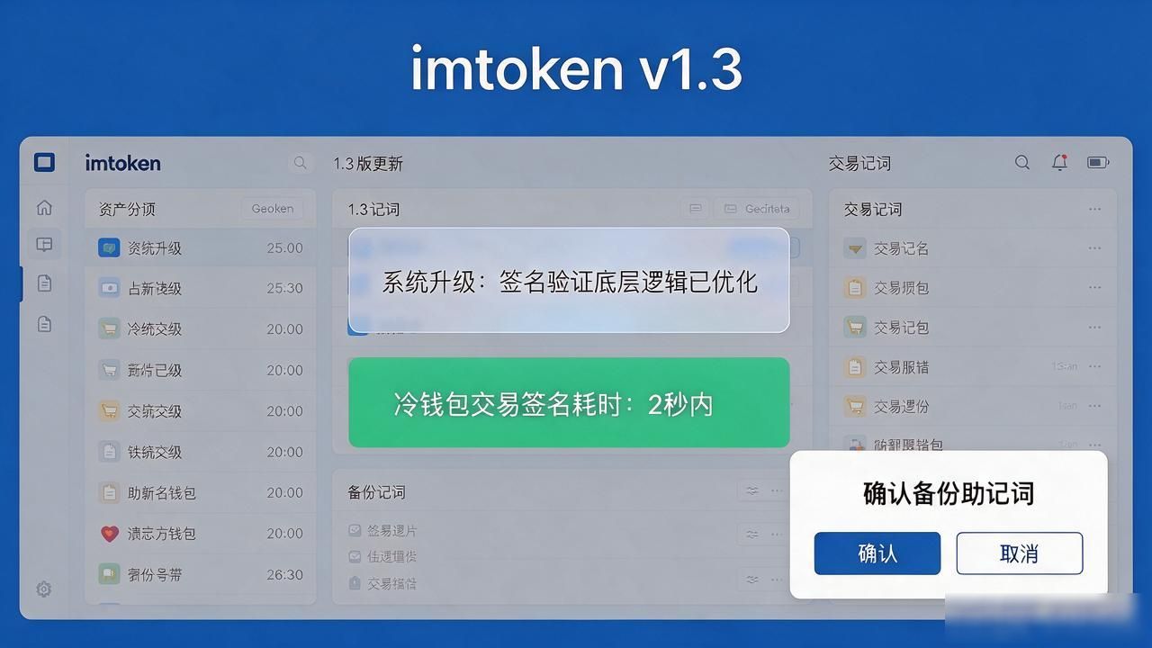 imtoken1.3更新后到底改了啥？一个老用户的真实体感