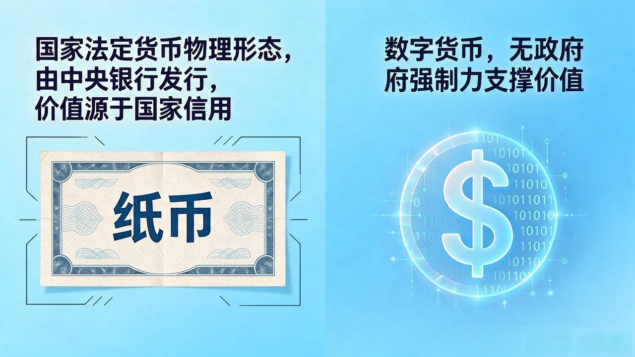 数字货币不是纸币！一文说清楚本质区别